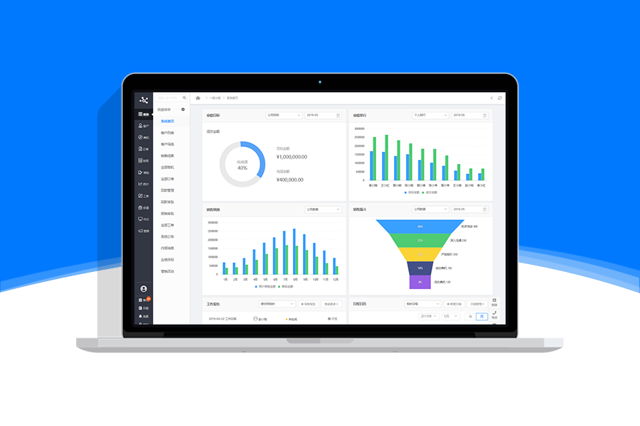 Axure RP Customer Relationship Management(CRM) System Prototype Template Source Code File